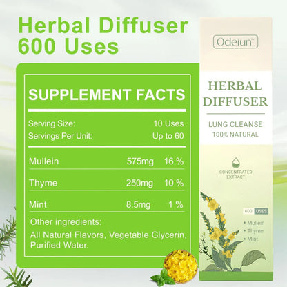 Pack of 4 Herbal Diffusers | Plant-Based & Portable   | Nicotine-Free Natural Herbal Aroma Sticks