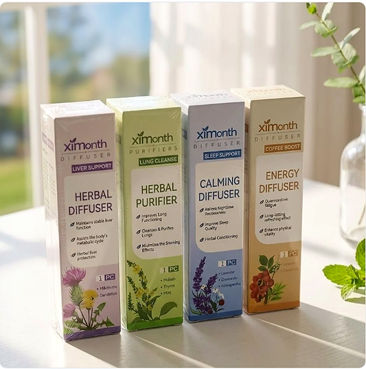 Pack of 4 Herbal Diffusers | Nicotine-Free | Plant-Based UAE